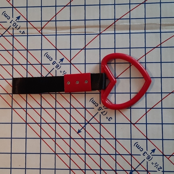 👑 3/$30 Heart Car Handle - Picture 2 of 2